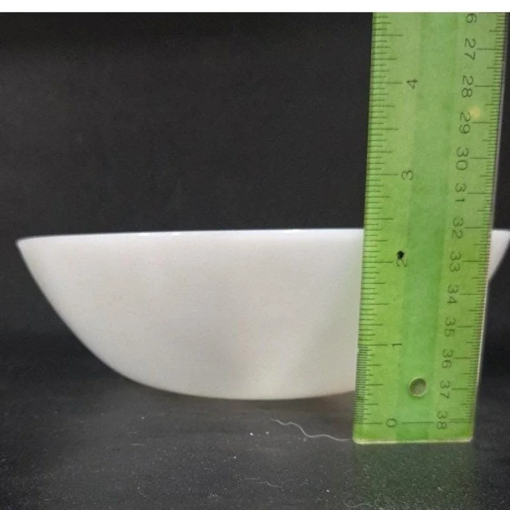 Anchor Hocking Silver Wheat‎ Serving Bowl, Suburbia  arvest Pattern Milk Glass